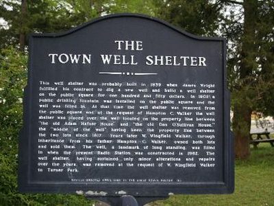 The Town Well Shelter