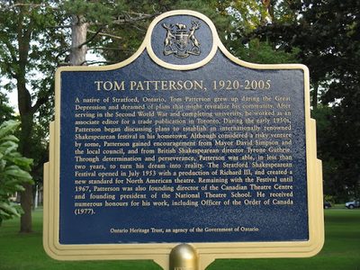 Tom Patterson, 1920-2005