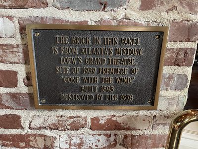 Gone With The Wind Theatre Bricks