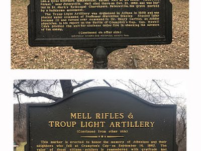Mell Rifles and Troup Light Artillery