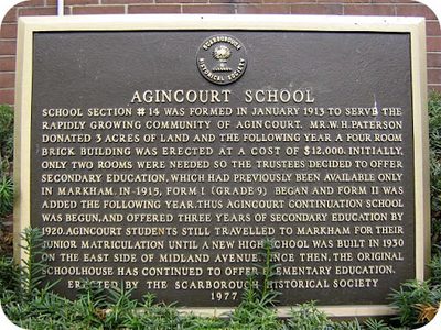 Agincourt School