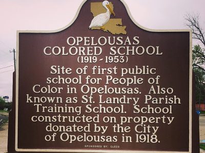 Opelousas Colored School