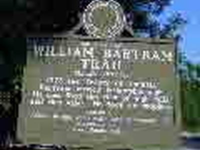 William Bartram Trail Traced 1773-1777