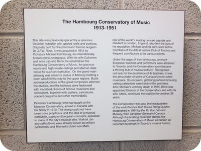 Hambourg Conservatory of Music 1913-1951