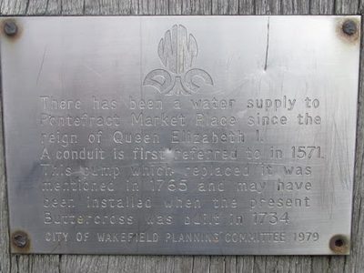 Buttercross and attached pump #4