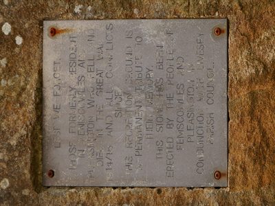 War Memorial Inscription
