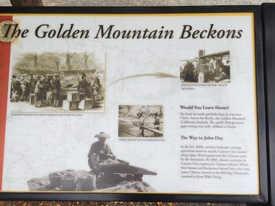 The Golden Mountain Beckons