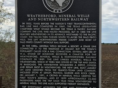Weatherford, Mineral Wells and Northwestern Railway
