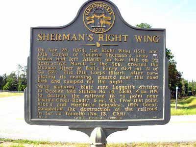 Sherman's Right Wing
