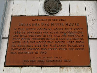 Johannes Van Nuyse House