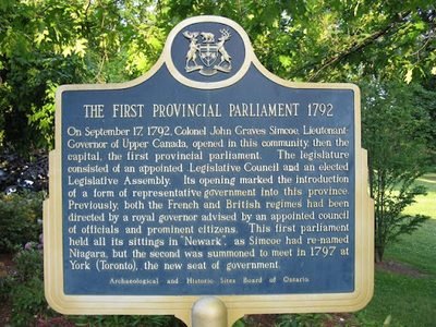 The First Provincial Parliament 1792