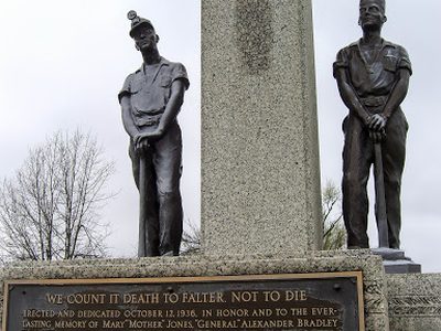 Mary "Mother" Jones monument and grave