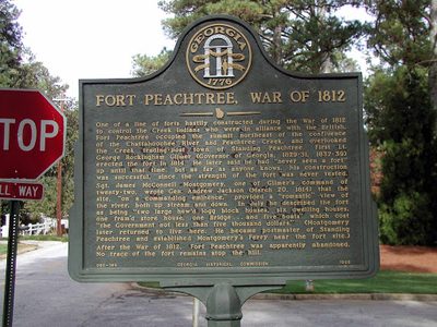 Fort Peachtree, War of 1812