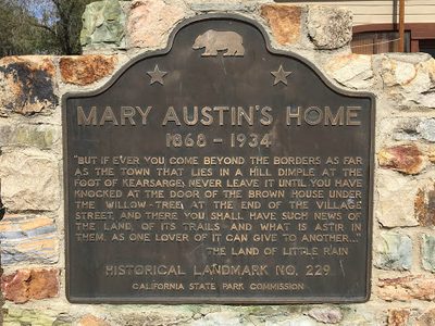 Independence, California: Mary Austin's House