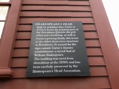 SHAKESPEARE'S HEAD