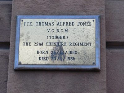 Plaque to a Runcorn WWI hero
