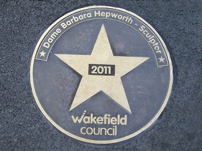 Wakefield  Stars:- Dame Barbara Hepworth, sculptor