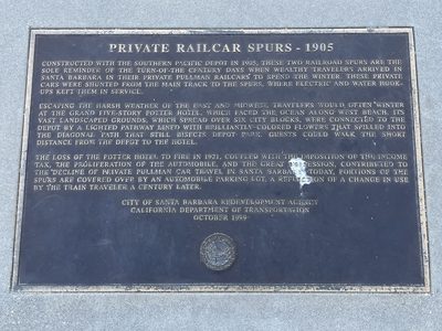 Private Railcar Spurs - 1905