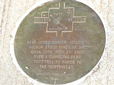 Wild Bill Hickock Shoot-Out Marker