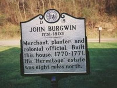 JOHN BURGWIN 1731-1803