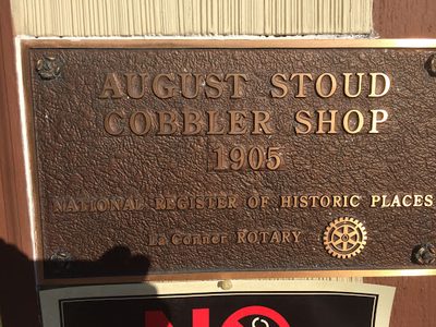 August Stoud Cobbler Shop 1905