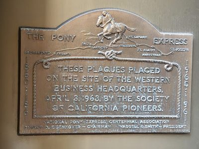 Pony Express Plaques