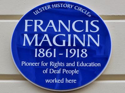 Francis Maginn plaque, Belfast