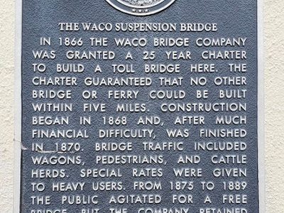 The Waco Suspension Bridge