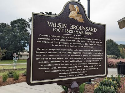 Valsin Broussard (Oct 1825 - Mar. 1899)