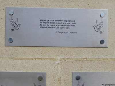 Peace pledge, St Joseph's PS, Drumquin