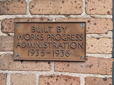 Built by Works Progress Administration 1935-1936