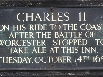 Charles II stopped for ale here