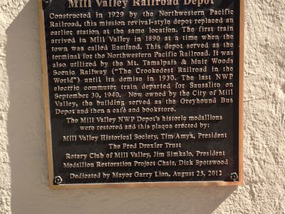 Mill Valley Railroad Depot
