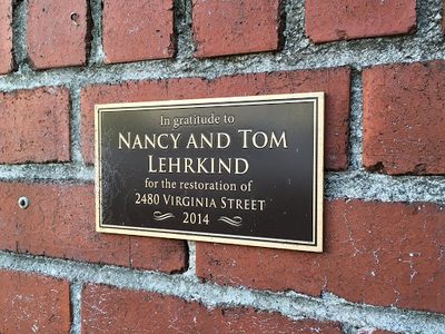 For the Restoration of 2480 Virginia St