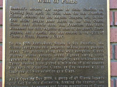 San Francisco Giants Wall of Fame