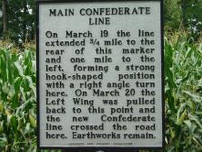 MAIN CONFEDERATE LINE