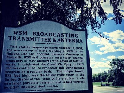 WSM Broadcasting Transmitter & Antenna