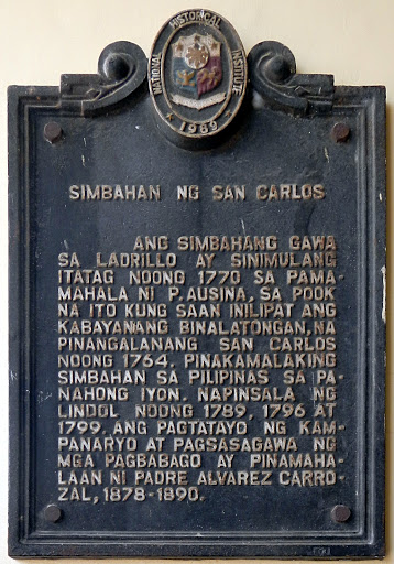 Church of San Carlos historical marker