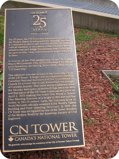 CN Tower 25 Years 1976-2001