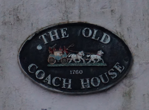 Plaque at the Old Coach House Tea Rooms, Lynton