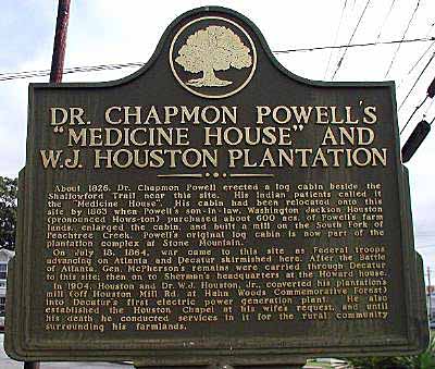 Dr. Chapmon Powell's "Medicine House" and W.J. Houston Plantation