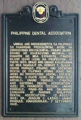 Philippine Dental Association historical marker