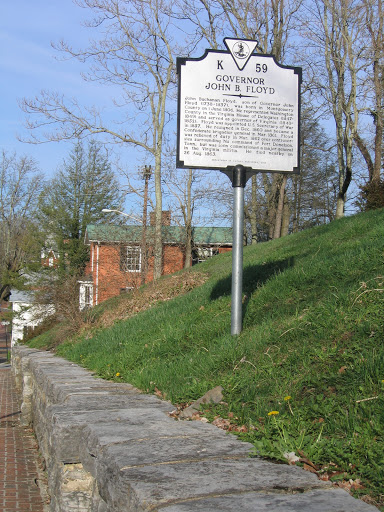 Marker: Governor John B. Floyd (K 59)
