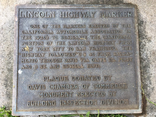 Lincoln Highway Marker