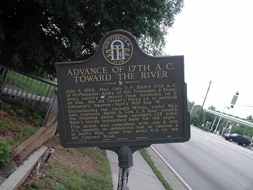 Advance of the 17th A.C. Toward the River
