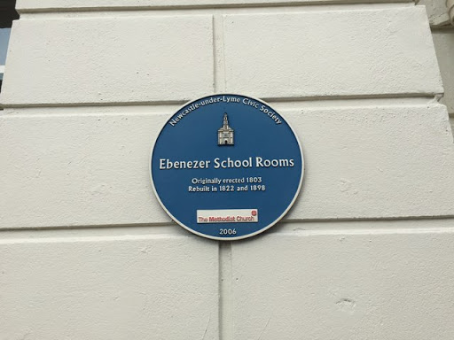 Newcastle-under-Lyme: Ebenezer School Rooms, Merrial Street (detail)