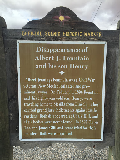 Disappearance of Albert J. Fountain and his son Henry