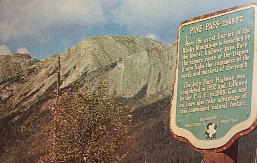 Pine Pass - 2,868 Ft. (Sign missing)