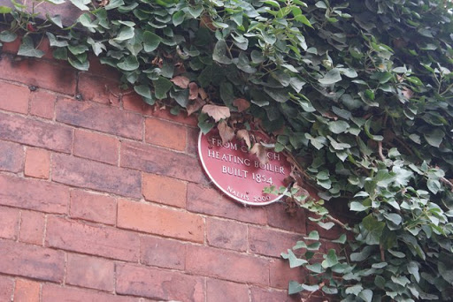Plaque on chimney