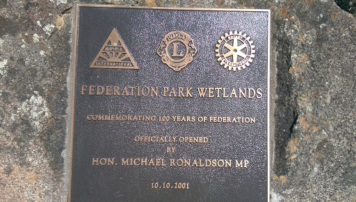 Stawell Wetlands Plaque